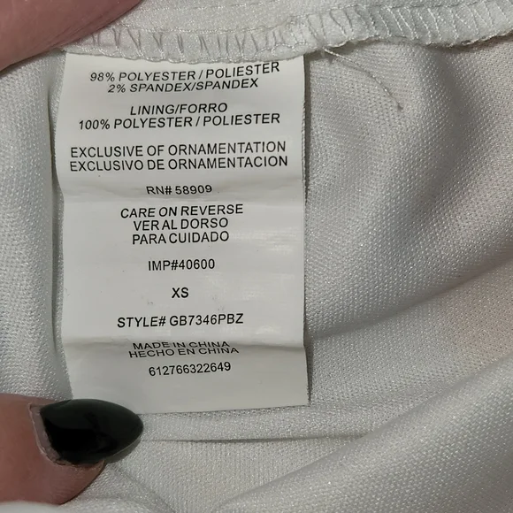 GB | Chevron Stripe Long Sleeve Dress - Picture 4 of 4